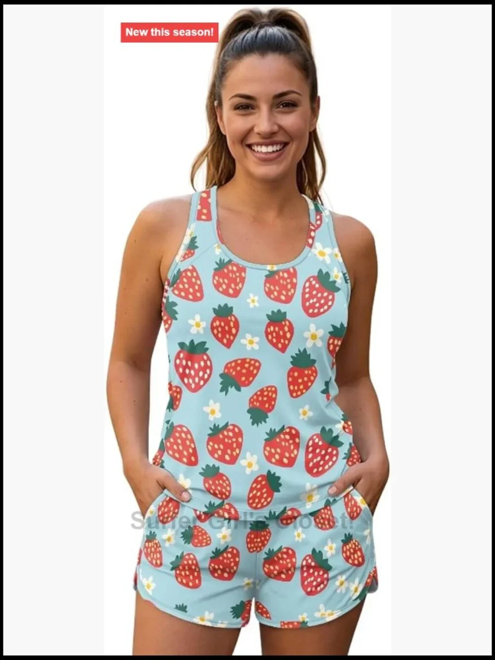 Tankini Swimsuit for Women 2026 Two Piece Modest Bathing Suits with Pockets Boy